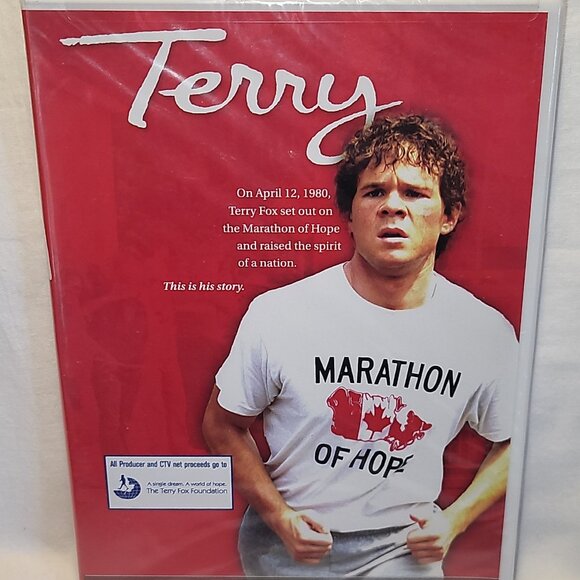 Terry Fox 2 New + Open DVDs - HC Book / Button / VHS Video - Picture 5 of 14